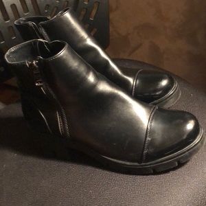 Nasty Gal Black Booties